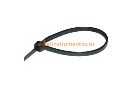 Кабельные стяжки черного цвета HAUPA устойчив к воздействию УФ-лучей, 100x2.5 мм, 100 штук 262602