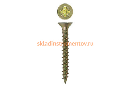 Шуруп универсальный желтопассивированный для дерева 135 шт. (3х12 мм; PZ; ТФ7) ЗУБР 4-300397-30-012