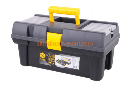 Пластмассовый ящик для инструмента 16 с ячейками VOREL 415х226х200мм 78812