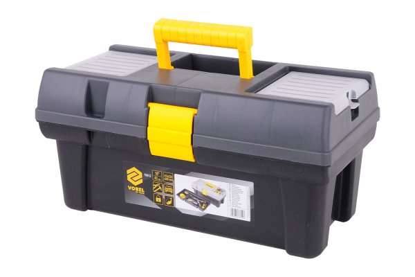 Пластмассовый ящик для инструмента 16 с ячейками VOREL 415х226х200мм 78812