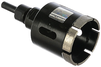 Коронка алмазная по керамограниту, серебряная пайка (55 мм) TRIO-DIAMOND GCB766