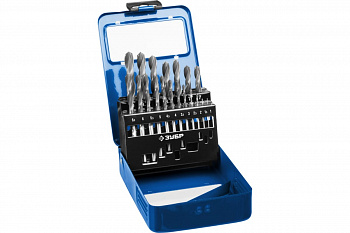 Набор сверл по металлу Проф-В 1-10 мм, 19 шт. Зубр 29621-H19