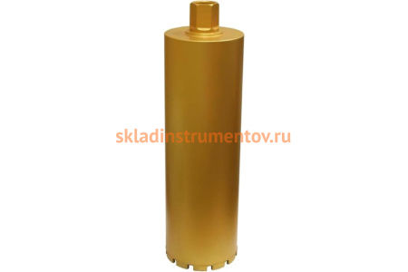 Коронка алмазная Профи (132х450 мм; посадка 1 1/4) ПРАКТИКА KA-132-450