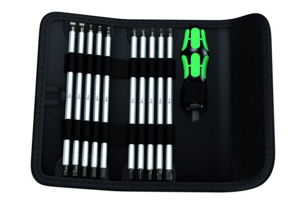 Набор: отвертка с насадками 88/1 SATZ 11TLG. WERA Vario WE-002990