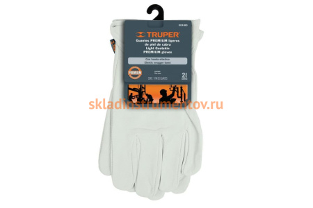 Рабочие перчатки Truper манжеты с резинкой GUX-BO 14286