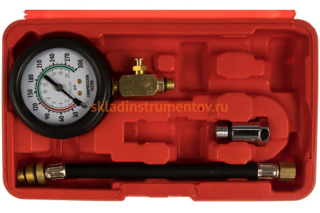 Компрессометр 0-300PSI, 14мм и 18мм, AE&T TA-G1097