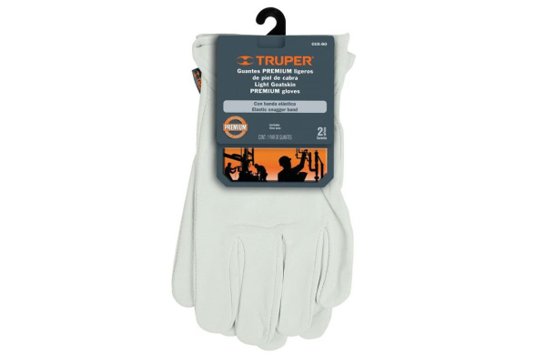 Рабочие перчатки Truper манжеты с резинкой GUX-BO 14286