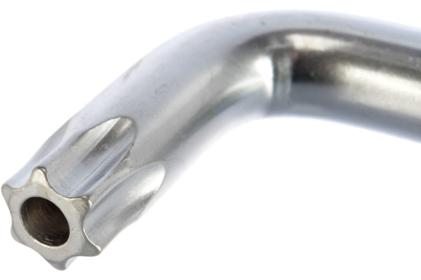 Г-образный длинный ключ ROCKFORCE TORX T60H с отверстием RF-76760L