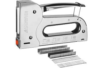Стальной степлер STAYER BlackForce-53 тип 53, 140, 300, 500 31515_z01