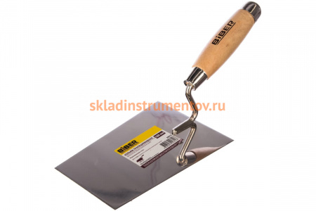 Кельма 180мм (трапеция, нержавеющая) Biber 35413 тов-048271