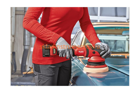 Аккумуляторная эксцентриковая полировальная машина FLEX XFE 15 150 18.0-EC/5.0 P-Set 461237