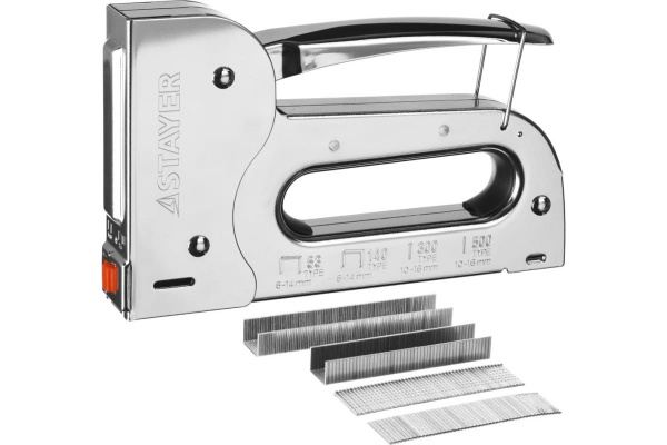 Стальной степлер STAYER BlackForce-53 тип 53, 140, 300, 500 31515_z01