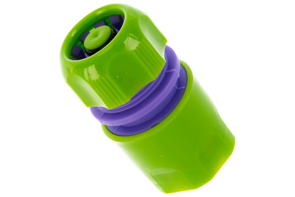 Соединитель пластмассовый быстросъемный с автостопом для шланга 1/2" PALISAD 66140 Соединитель пластмассовый быстросъемный с автостопом для шланга 1/2" PALISAD 66140