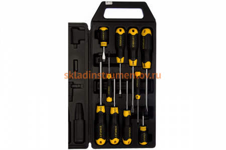 Набор отверток в футляре 10 шт Stanley CUSHION GRIP 2-65-005