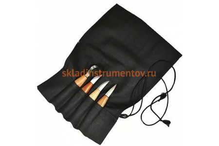 Тканевая сумка-скрутка для небольших инструментов Петроградъ модель 1, 6 карманов М00013733