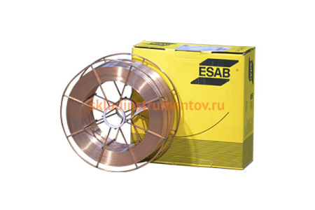 Проволока омедненная СВ-08Г2С (1.6 мм; 18 кг) ESAB СВ000012281