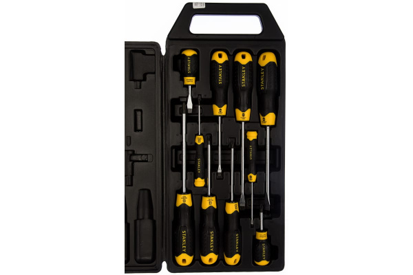 Набор отверток в футляре 10 шт Stanley CUSHION GRIP 2-65-005