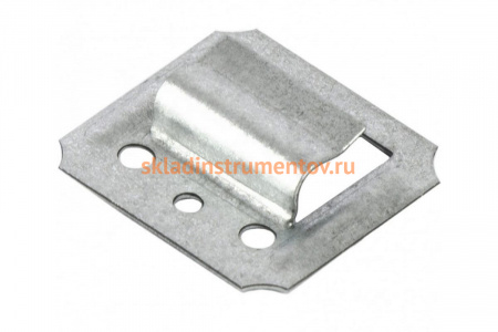 Кляймер СИБРТЕХ №3,5 оцинкованный с гвоздями, 100шт 465735