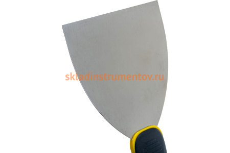 Шпатель с профилированным нержавеющим полотном и 2к ручкой 100мм STAYER PROFESSIONAL 10045-10
