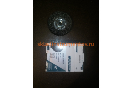 Щетка дисковая цилиндрическая с гофрированной стальной проволокой Мастер 071 (100 мм; М14) Профоснастка 20107001