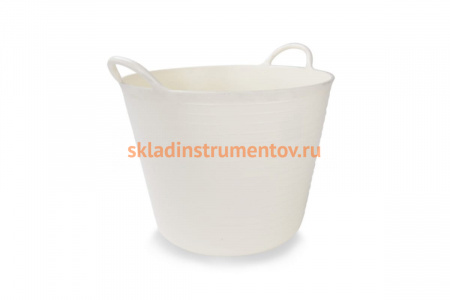 Корзина пластиковая кремовая №1 RUBI 25л 88703