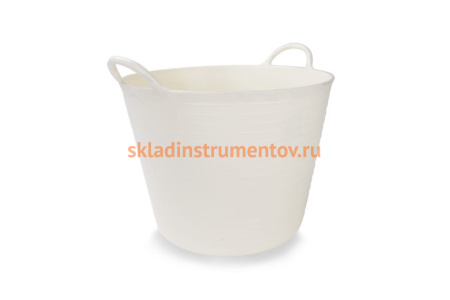 Корзина пластиковая кремовая №3 RUBI 40л 88723