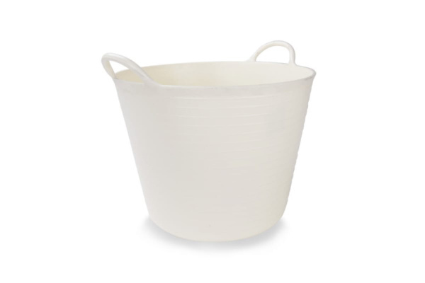 Корзина пластиковая кремовая №1 RUBI 25л 88703