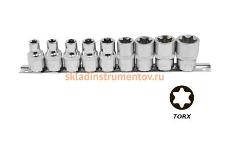 Набор головок Aist Torx 9 предметов 401509 00-00007752