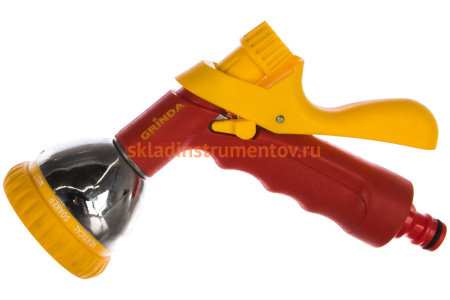 Пистолет-распылитель 10-ти позиционный "CLASSIC Quick-Connection System" Grinda 8-427343_z01