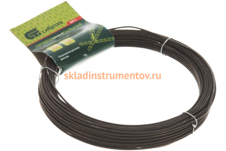 Стальная проволока СИБРТЕХ 20 м, вязальная, термообработанная 1,6 мм 84911