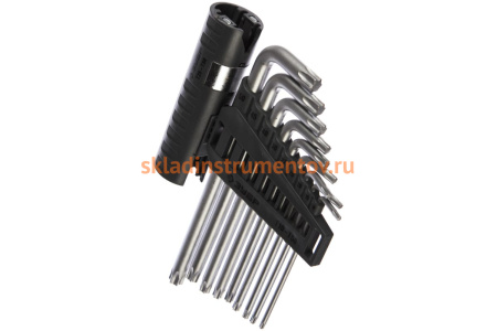 Набор имбусовых длинных ключей ЭКСПЕРТ TORX Т10 - Т50 ЗУБР 2745-4-1_z01