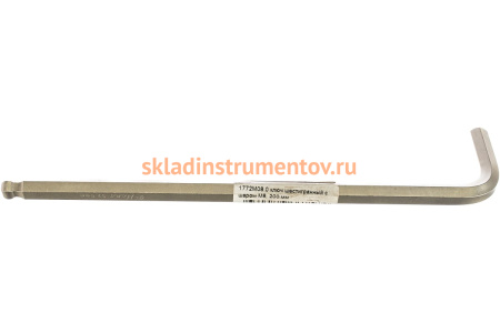 Шестигранный ключ с шаром М8, 200мм Hans 1772M08.0