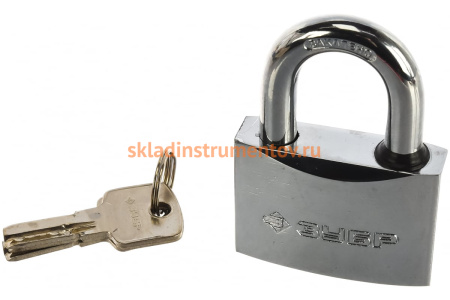 Навесной замок 60 мм ЗУБР ЭКСПЕРТ 37227-60