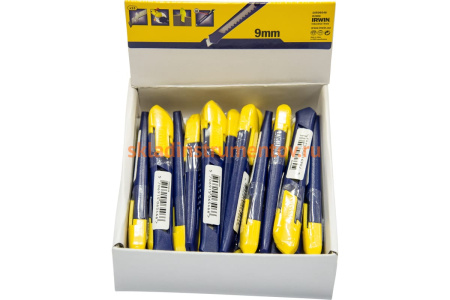 Нож с сегментированным лезвием Irwin 9мм, 24шт. 10506546