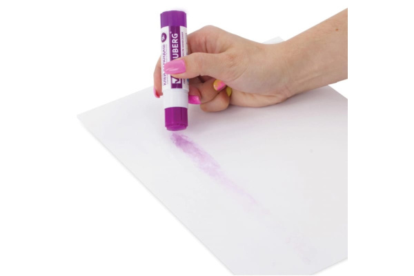 Клей-карандаш BRAUBERG 9 г, обесцвечивающийся после высыхания 220872