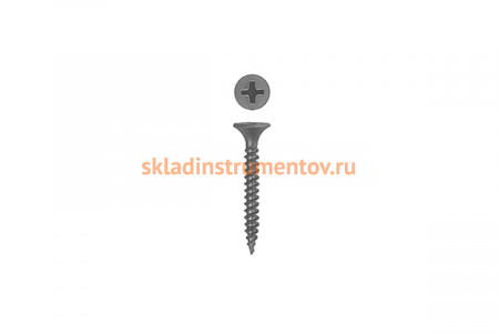 Фосфатированные саморезы с мелкой резьбой Зубр по дереву/металлу PH2 3,5 x 32 мм 1500 шт 300015-35-032