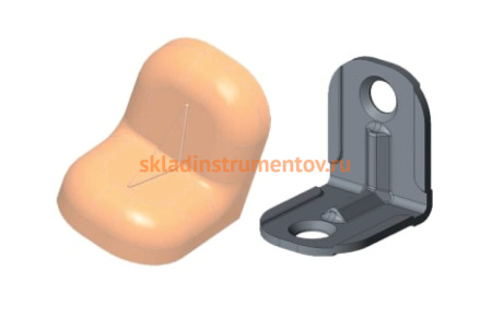 Уголок с заглушкой MFK-TORG 20х20х16х1.2 обливной дуб 16 20 20 16