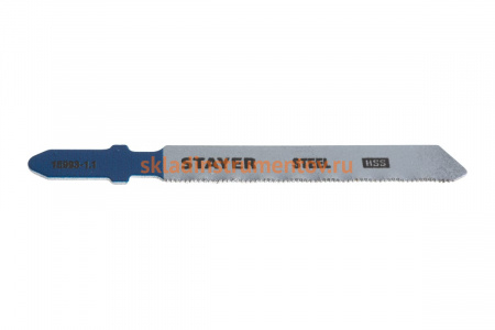 Полотна по металлу STAYER (2 шт; 50х1.1 мм; HSS; Т-хвост.; Т118G) для электролобзика 15993-1.1_z02