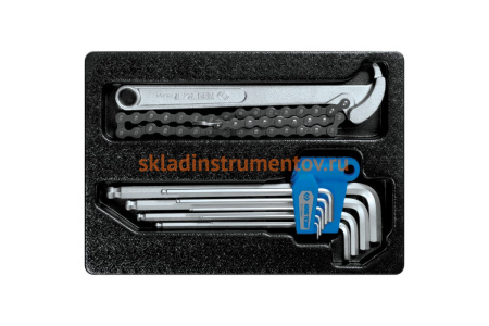 Ложемент для набора шестигранников 9-20110MR, PVC KING TONY 84710120B