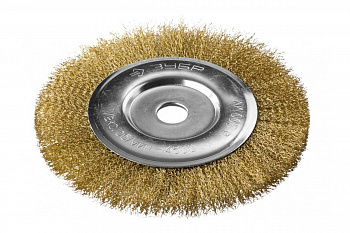 Щетка дисковая для УШМ, проволока 0.3 мм, 200х22 мм Зубр 35187-200_z01