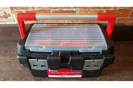 Ящик для инструментов 450x285x250мм, +лоток + органайзер Tayg 163005