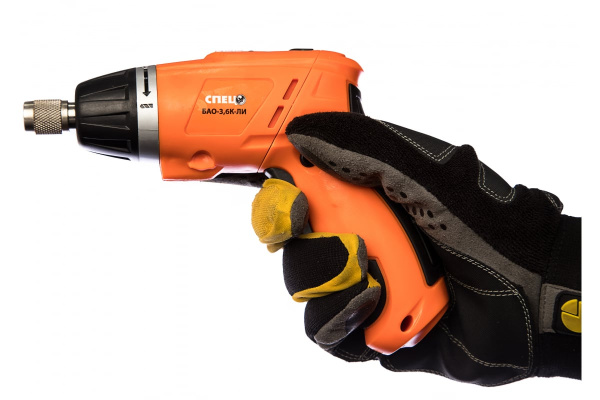 Аккумуляторная отвертка Спец БАО-3.6К-ЛИ Спец-3318