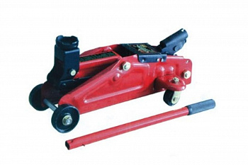 Подкатной домкрат с ручкой для переноски TORIN 2т Н=135-330мм, в кейсе TA820012S