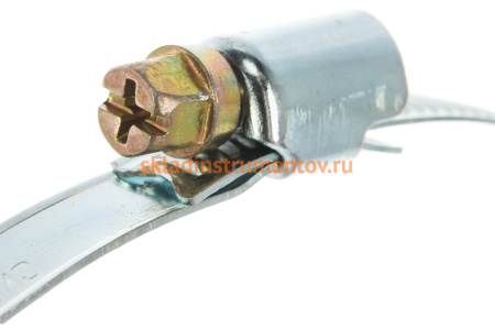 Металлические хомуты СИБРТЕХ Стандартное болтовое крепление 140-160мм 25шт/уп, ширина 9мм 47566