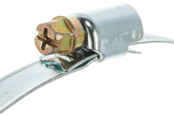 Металлические хомуты СИБРТЕХ Стандартное болтовое крепление 140-160мм 25шт/уп, ширина 9мм 47566