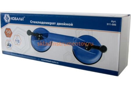 Двойной пластиковый стеклодомкрат, 50 кг КОБАЛЬТ 911-086