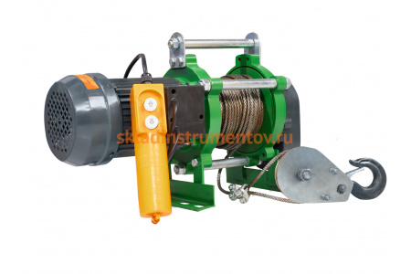 Лебедка электрическая (500/1000кг, 30/15м, U=220v, P1, 50HZ) EURO-LIFT KCD 00019835