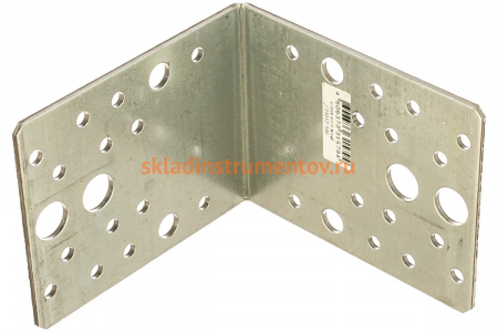 Крепежный уголок ЗУБР УК-2.5 80х100х100 х 2.5мм 31012-100