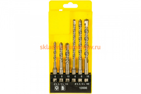 Набор буров 6 шт. (SDS+) Энкор 10996