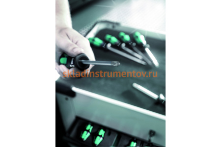 Отвёртка крестовая Wera, PH 2 х 200 мм, WE-008725